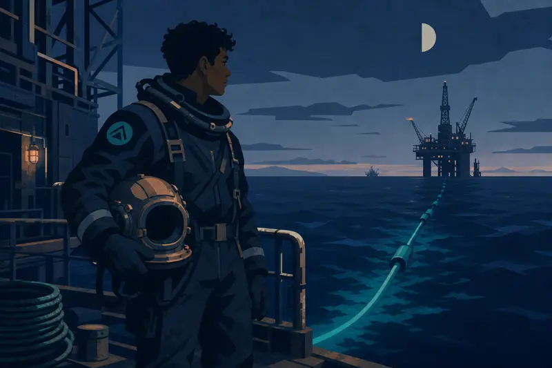 Cover illustration for The Cable That Carries Dreams, B2 Spanish story