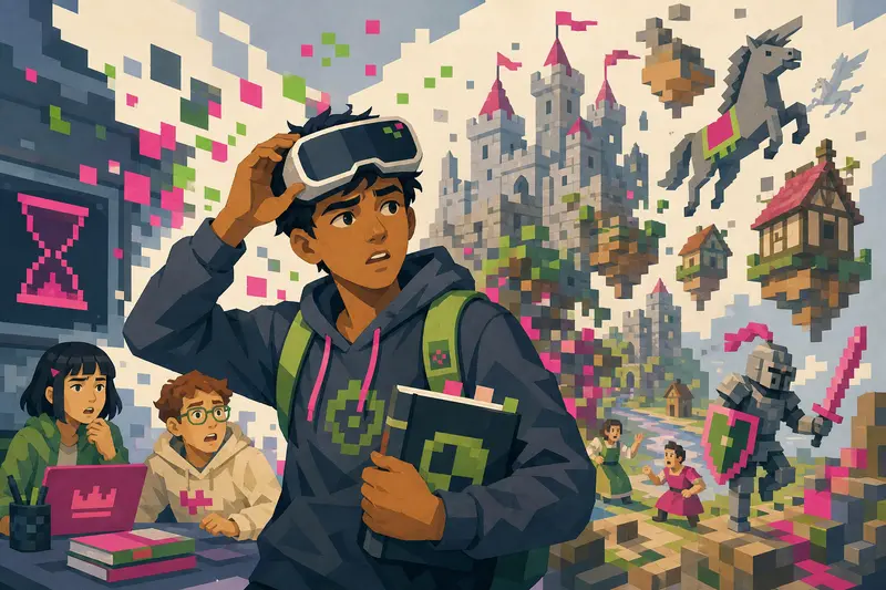 Cover illustration for Ctrl+Alt+Medieval, B1 Spanish story
