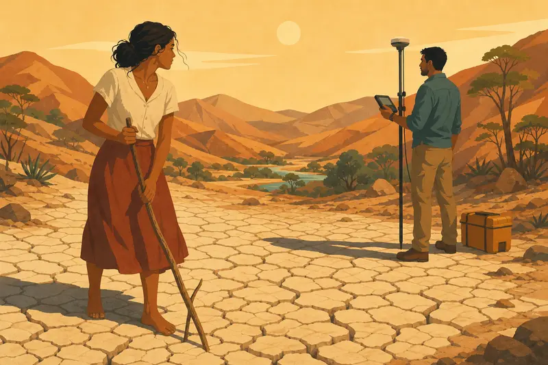 Cover illustration for The Water Between Us, C1 Spanish story