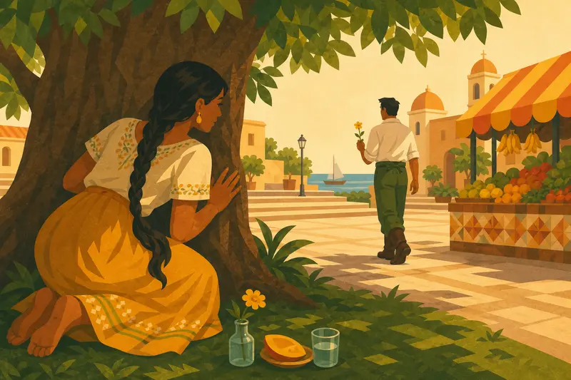 Cover illustration for One Eye Open, A0 Spanish story