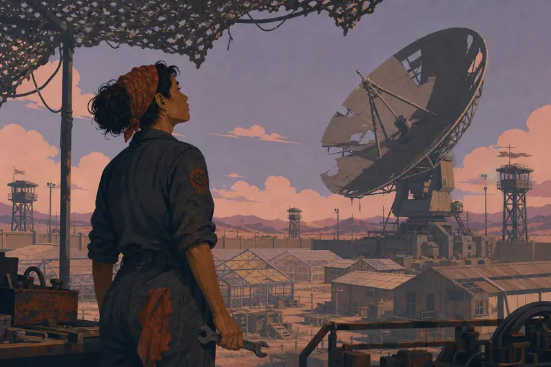 Cover illustration for Painting Over Paradise, B1 Spanish story