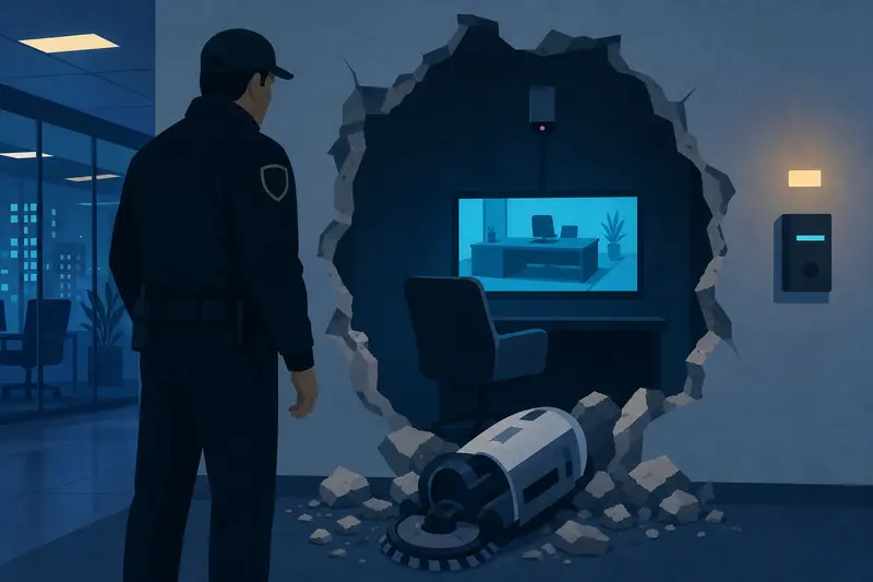 Cover illustration for The Room Behind the Wall, B2 Spanish story