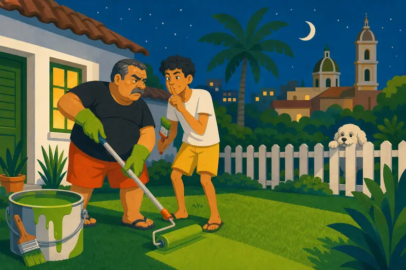 Cover illustration for Operation Midnight Green, A2 Spanish story