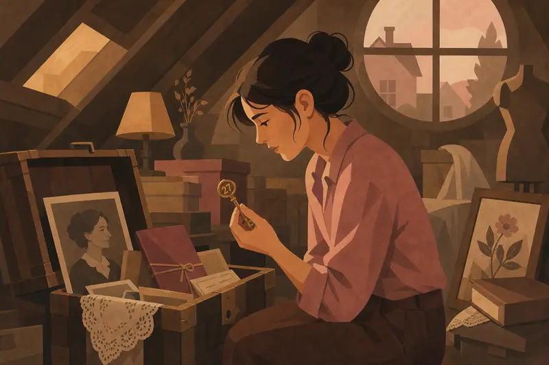 Cover illustration for What Marta Kept, B2 Spanish story
