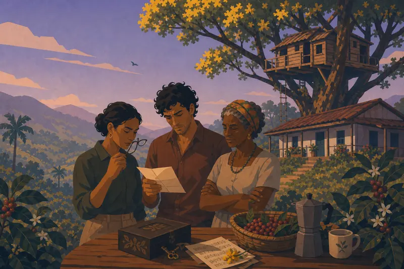 Cover illustration for The First Verse, B2 Spanish story