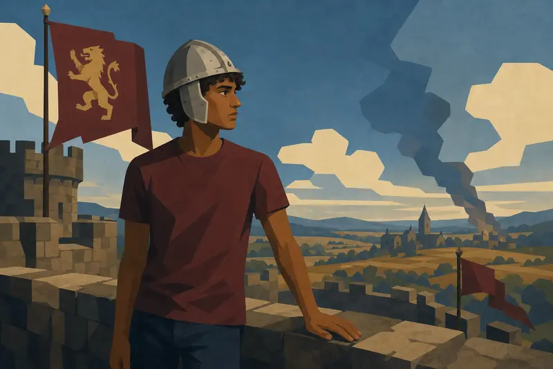 Cover illustration for Thirty-Two Against Three Hundred, B1 Spanish story