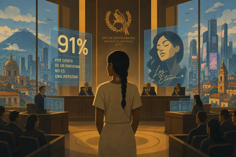 Cover illustration for Ninety-One Percent of a Ghost, C1 Spanish story