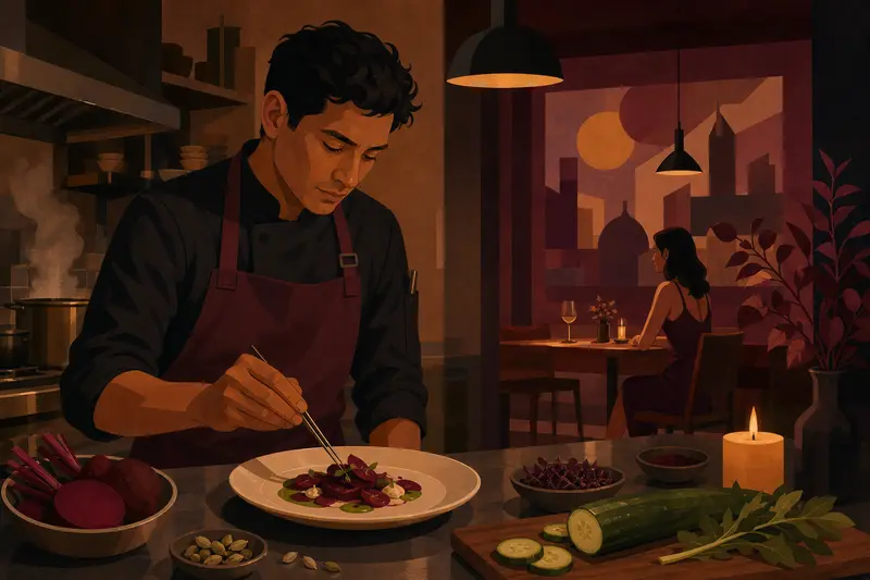 Cover illustration for The Flavor of Silence, C1 Spanish story