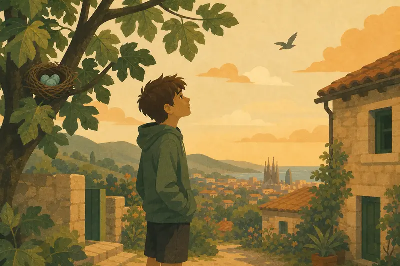 Cover illustration for A New Bird Sings, A0 Spanish story