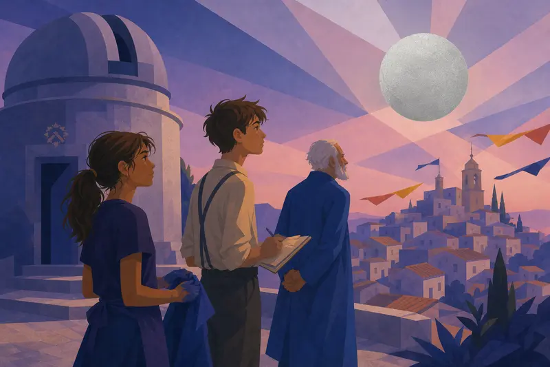 Cover illustration for Seven Silver Mornings, A2 Spanish story