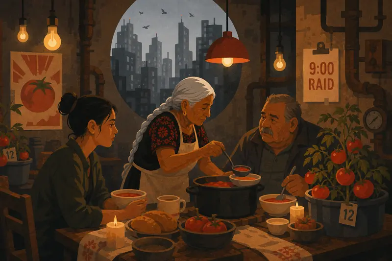 Cover illustration for The Last Harvest, B2 Spanish story