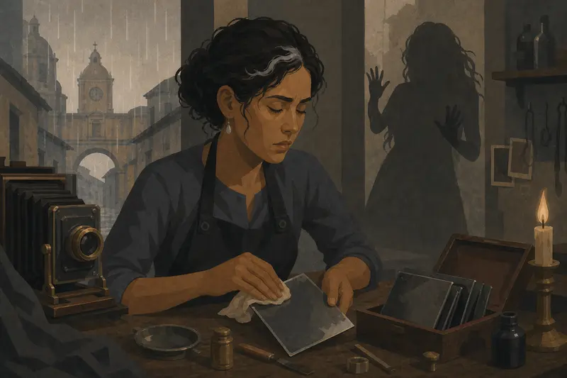 Cover illustration for Polished Blind, C1 Spanish story
