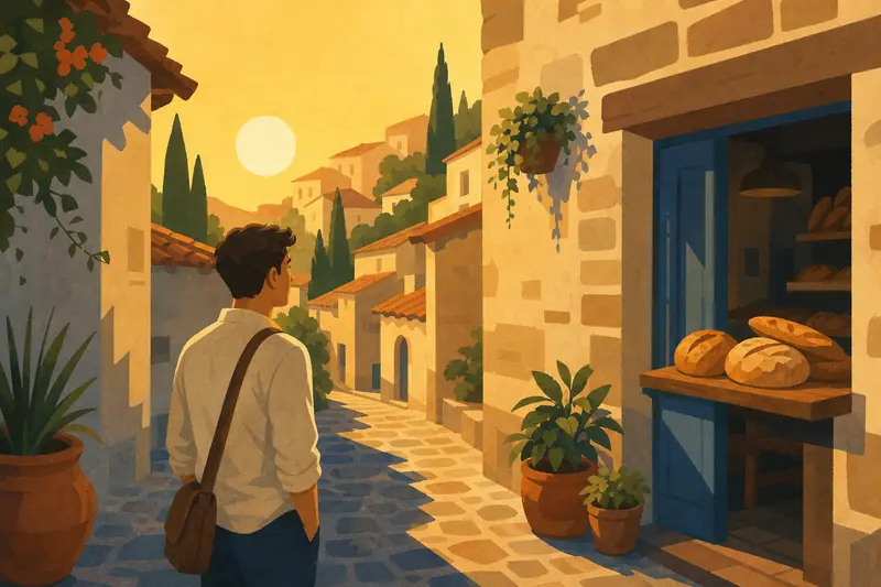 Cover illustration for The Bread and the Sun, A0 Spanish story