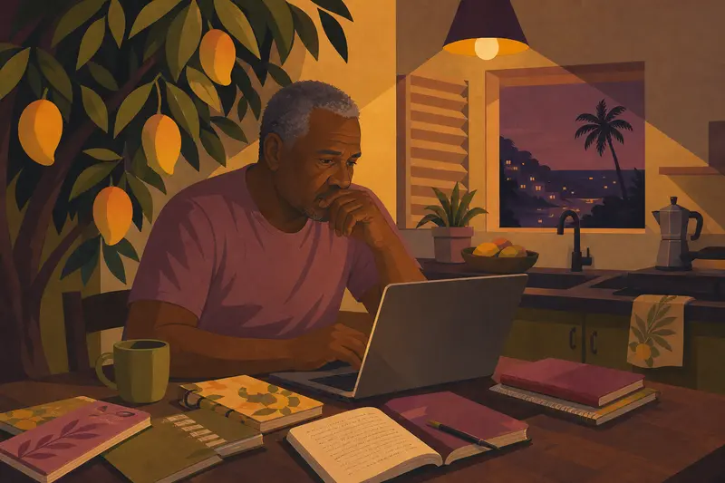 Cover illustration for The Mango Tree She Named, B2 Spanish story