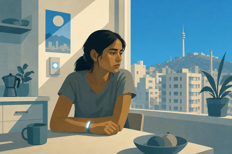 Cover illustration for No Right to Rain, B2 Spanish story
