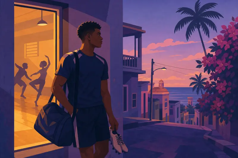 Cover illustration for The Secret in His Feet, A1 Spanish story