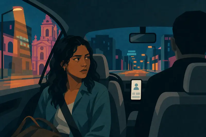 Cover illustration for The Driver Who Knew Too Much, B1 Spanish story