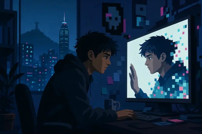 Cover illustration for Let Me Out, B1 Spanish story