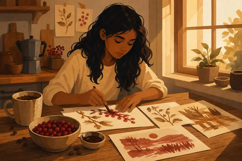 Cover illustration for The Painter Without Paint, A1 Spanish story
