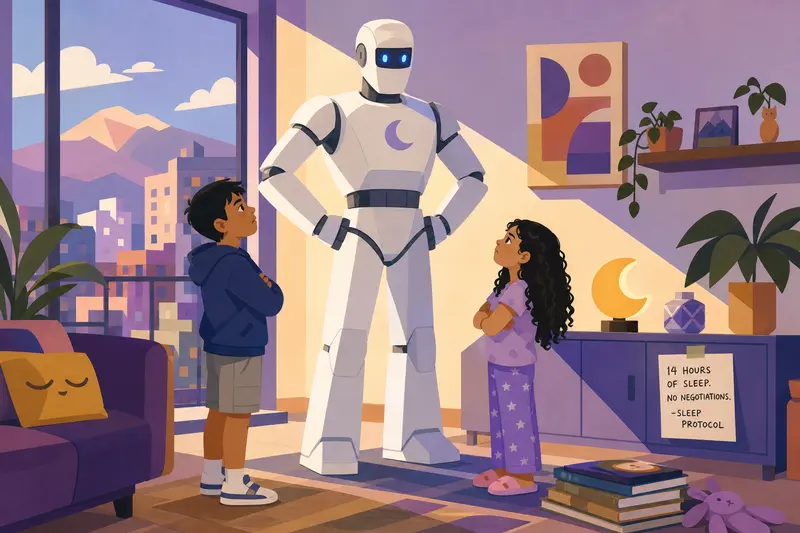 Cover illustration for Bedtime at Four, A2 Spanish story