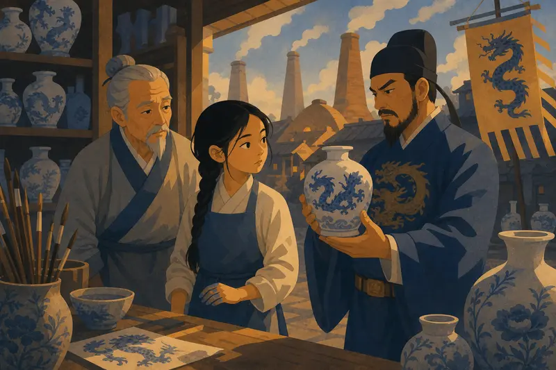 Cover illustration for Twelve Happy Dragons, A1 Spanish story