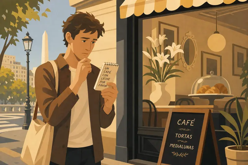 Cover illustration for Six Words in the Mirror, A2 Spanish story