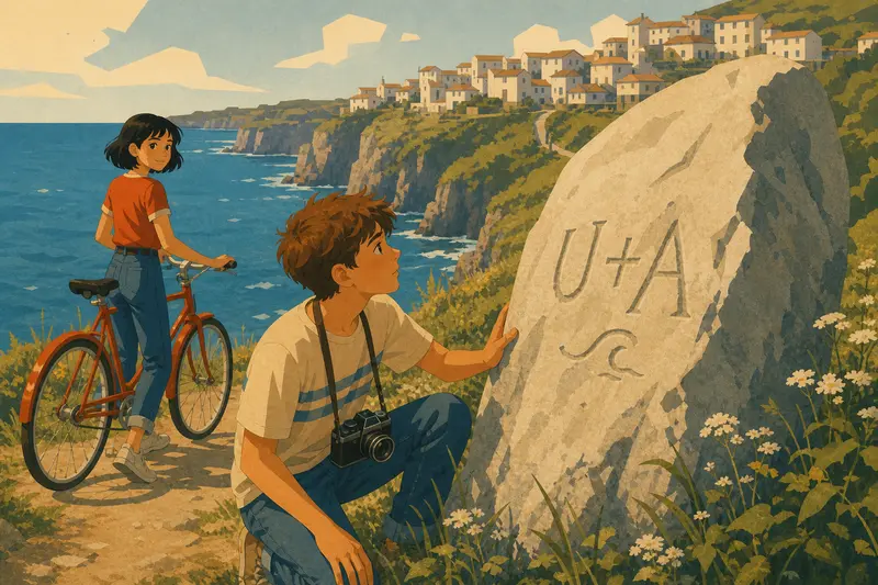 Cover illustration for Two Names on the Stone, A0 Spanish story
