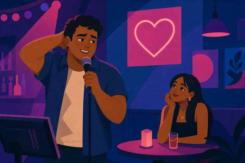 Cover illustration for Singing with the Heart, A1 Spanish story