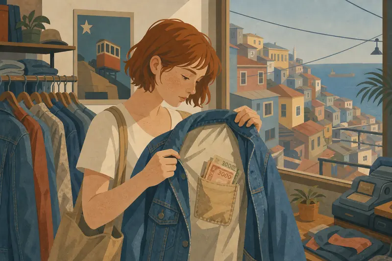 Cover illustration for Three Thousand Pesos, B1 Spanish story