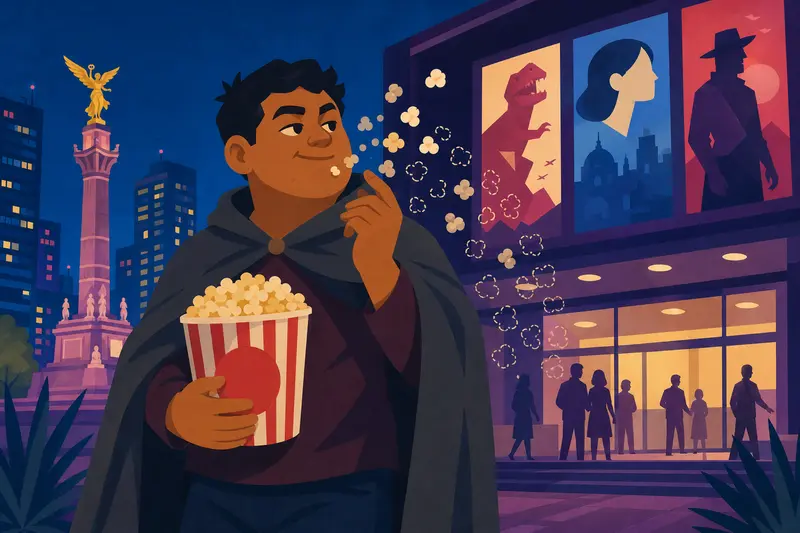 Cover illustration for The Invisible Popcorn Problem, A2 Spanish story