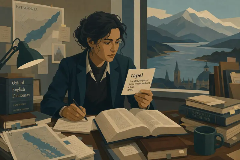Cover illustration for The Word That Owned the Land, C2 Spanish story