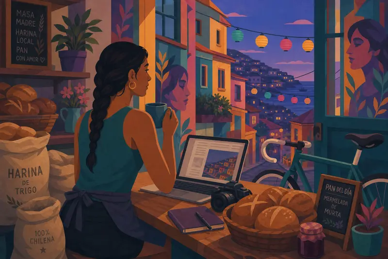 Cover illustration for The Article She Didn't Write, B1 Spanish story