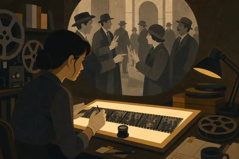 Cover illustration for The Hands That Spoke in the Background, C2 Spanish story
