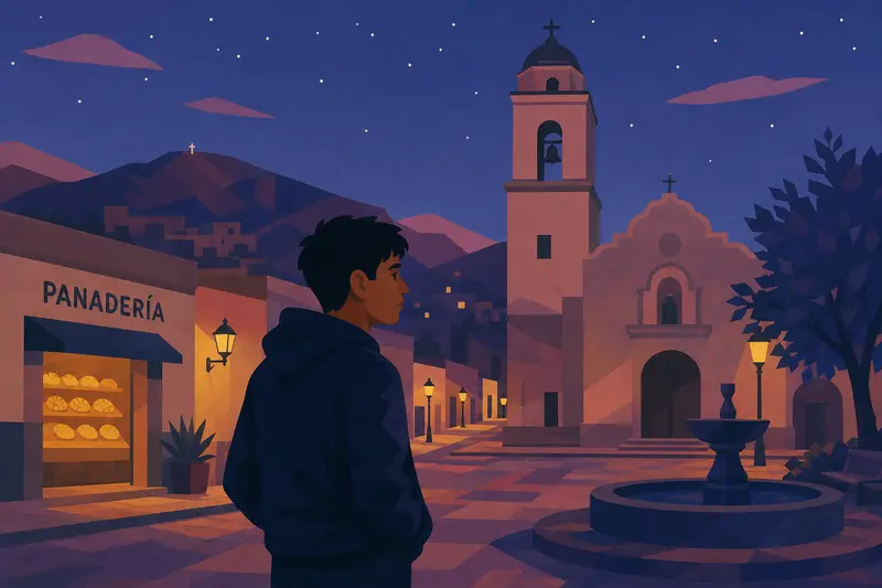 Cover illustration for The Voice of the Pueblo, B1 Spanish story