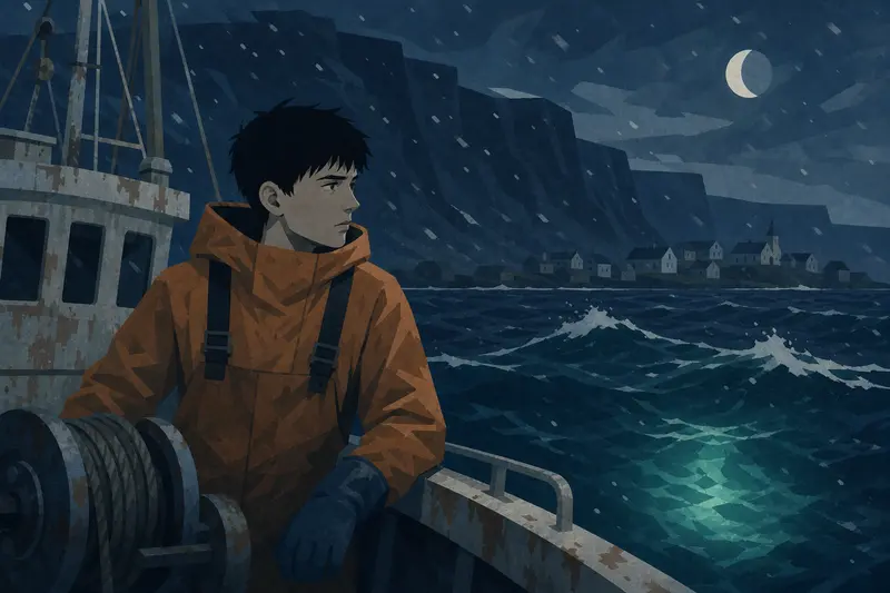 Cover illustration for Winter Waters, C1 Spanish story