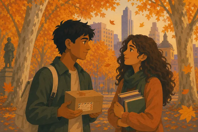 Cover illustration for The Box That Waits, A0 Spanish story