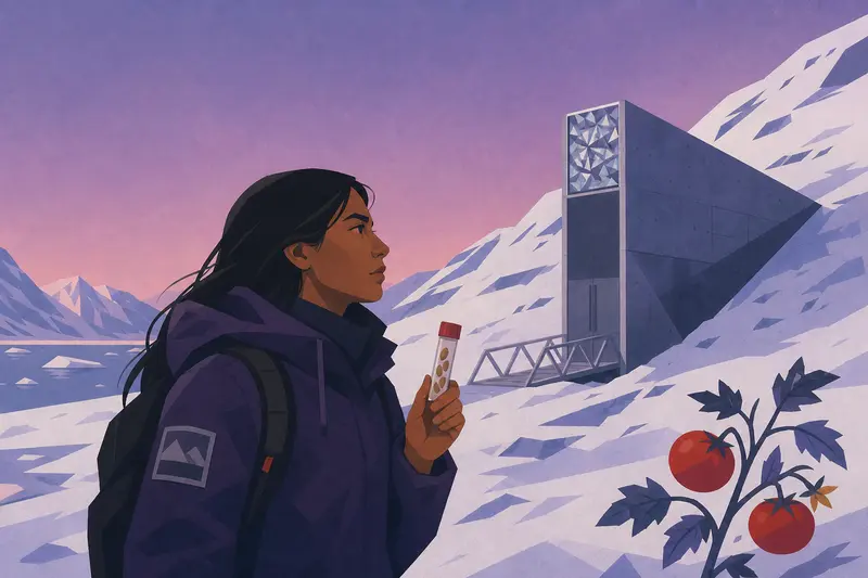 Cover illustration for The Last Seeds of Huancavelica, C1 Spanish story