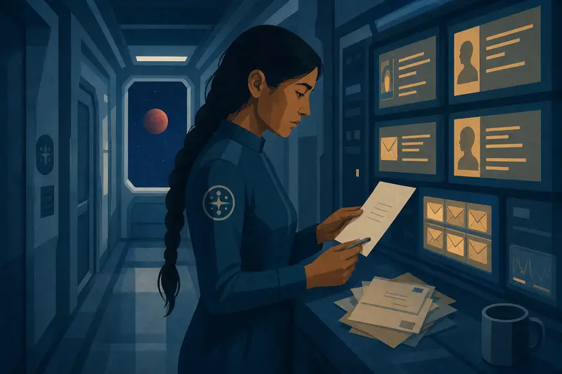 Cover illustration for Letters from Nobody, C1 Spanish story