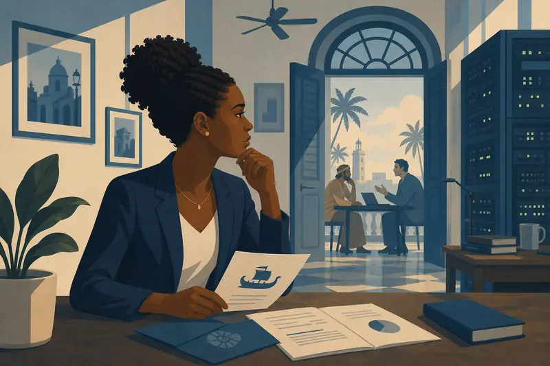 Cover illustration for The Museum That Sails, B1 Spanish story