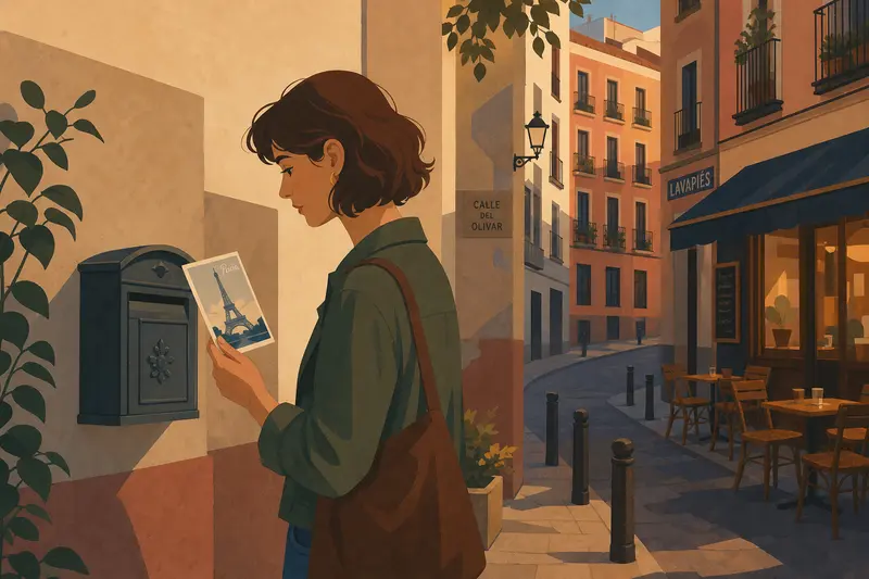 Cover illustration for A Name That Isn't Mine, A2 Spanish story