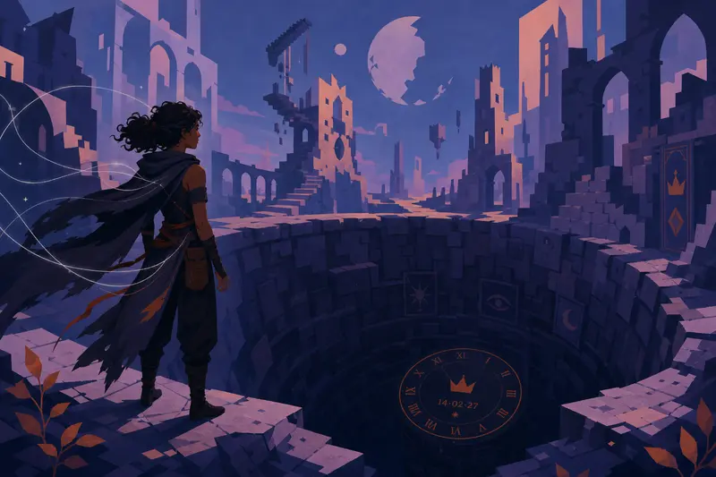 Cover illustration for The King Who Swallowed the End, C1 Spanish story