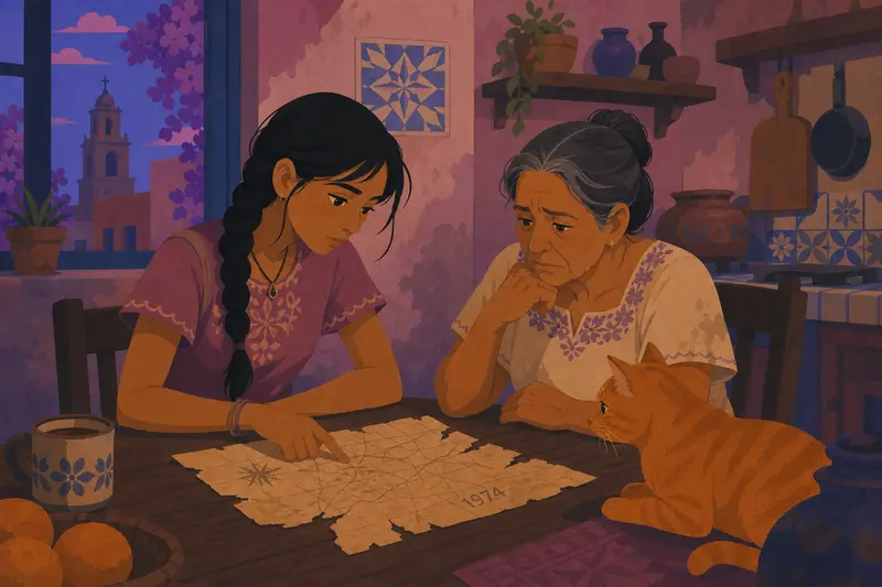 Cover illustration for Four Kids and a Silver Crown, A2 Spanish story