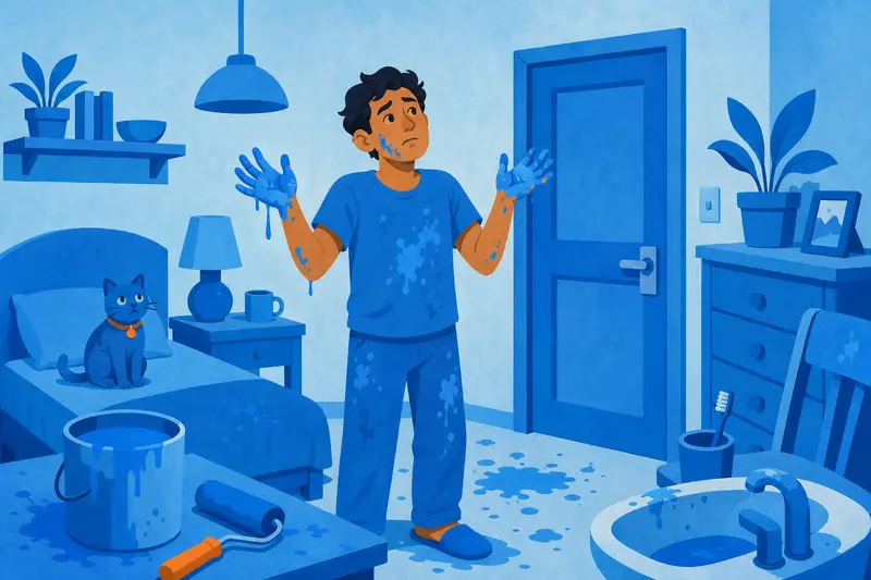 Cover illustration for Everything Is Blue, A0 Spanish story