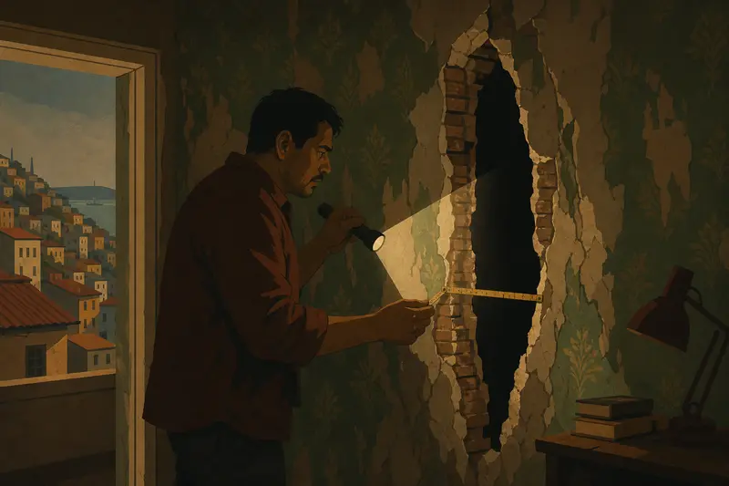 Cover illustration for The House That Breathes, B2 Spanish story