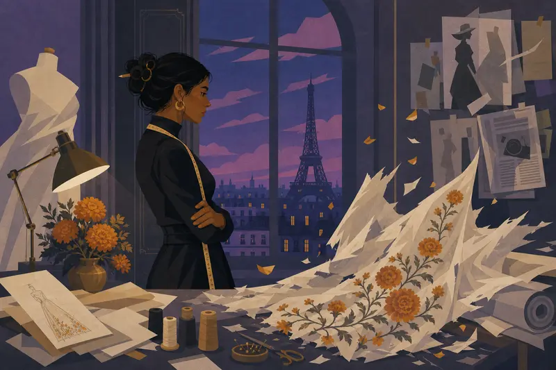 Cover illustration for What the Silk Remembers, C1 Spanish story