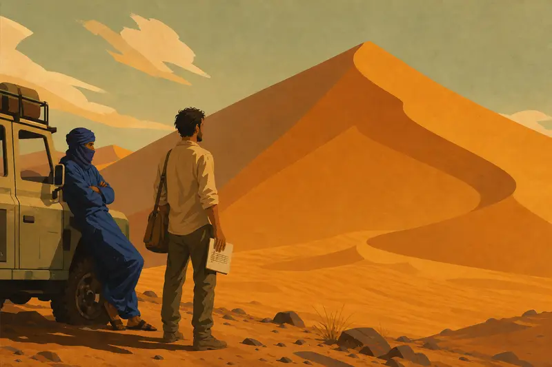 Cover illustration for The Voice of the Earth, B2 Spanish story