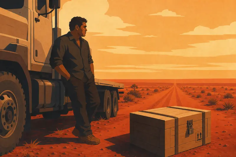 Cover illustration for The Weight of Red Dust, B2 Spanish story