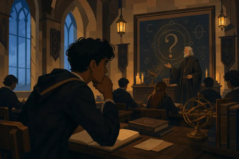 Cover illustration for The Third Question, B1 Spanish story