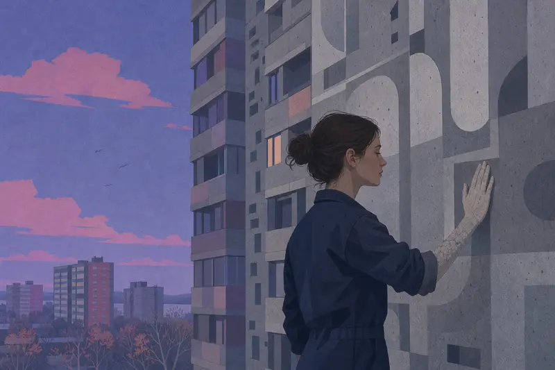 Cover illustration for The Architecture of Inheritance, C2 Spanish story