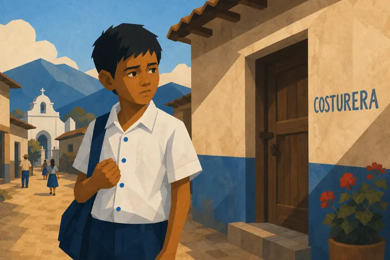 Cover illustration for Knock, Knock, Knock, A0 Spanish story